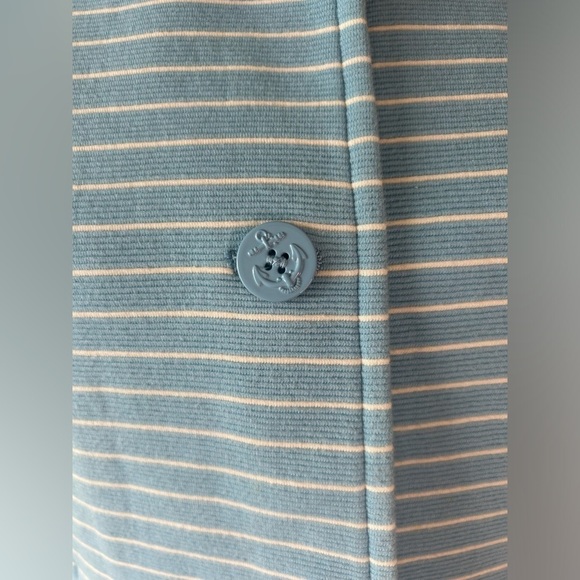 Talbots robin egg blue nautical button up jacket size small - Picture 3 of 13